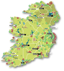 Golf Map Ireland - Fairways and FunDays